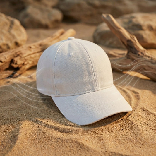 Casquette anti ondes blanche avec tissu protecteur contre les ondes électromagnétiques et le rayonnement EMF