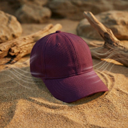 Casquette anti ondes rouge avec technologie de protection contre les rayonnements électromagnétiques