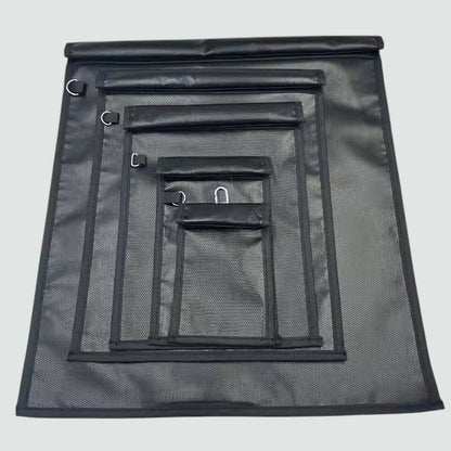 Lot de 5 pochettes anti-ondes de taille différente pour clés, téléphones, tablettes, et ordinateurs portables  