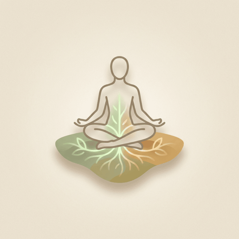 Personne en méditation illustrant la reconnexion à la nature grâce au grounding
